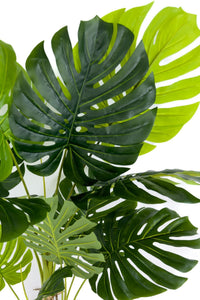 Yapay Monstera Ağacı Deve Tabani 150 Cm Geoit Hasir Saksıda