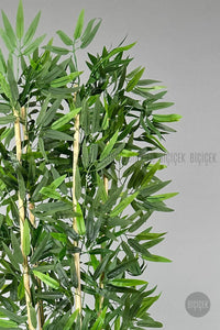 Yapay Bambu Ağacı 140cm Metal Saksıda