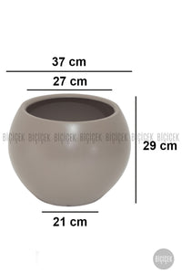 Küre Saksı 37 Cm Mocha