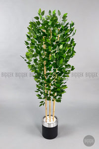 Yapay Benjamin Ağacı 170cm Metal Saksıda