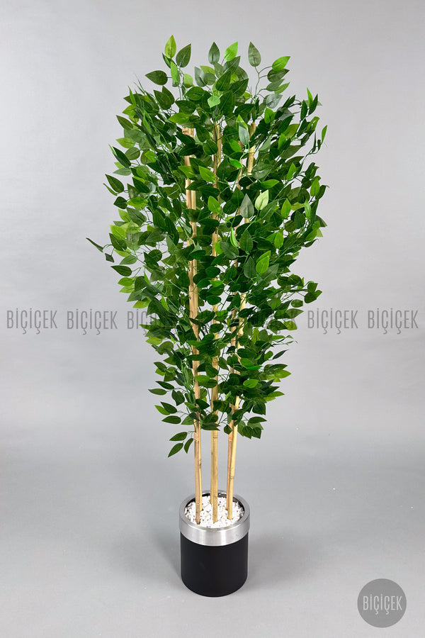 Yapay Benjamin Ağacı 170cm Metal Saksıda