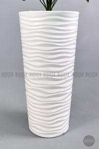 Yapay Monstera Deve Tabani Bitkisi 130 Cm Kumsal Saksıda
