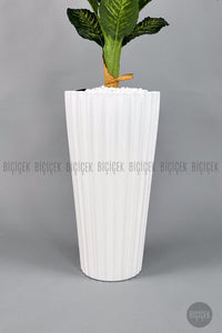 Yapay Difenbahya Ağacı 220 Cm Lilyum Saksıda