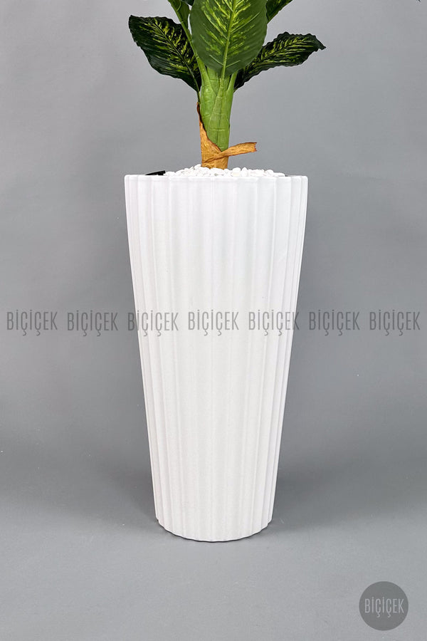 Yapay Difenbahya Ağacı 220 Cm Lilyum Saksıda