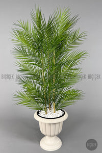 Yapay Areka Palmiyesi 130 Cm 33 Yaprak Nergis Saksıda
