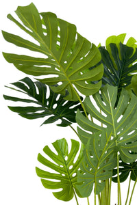 Yapay Monstera Ağacı Deve Tabani 150 Cm Su Sümbülü Hasir Saksıda