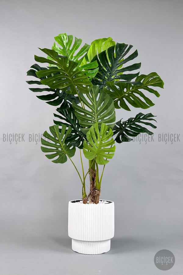 Yapay Monstera Ağacı Deve Tabani 160 Cm Vega Saksıda