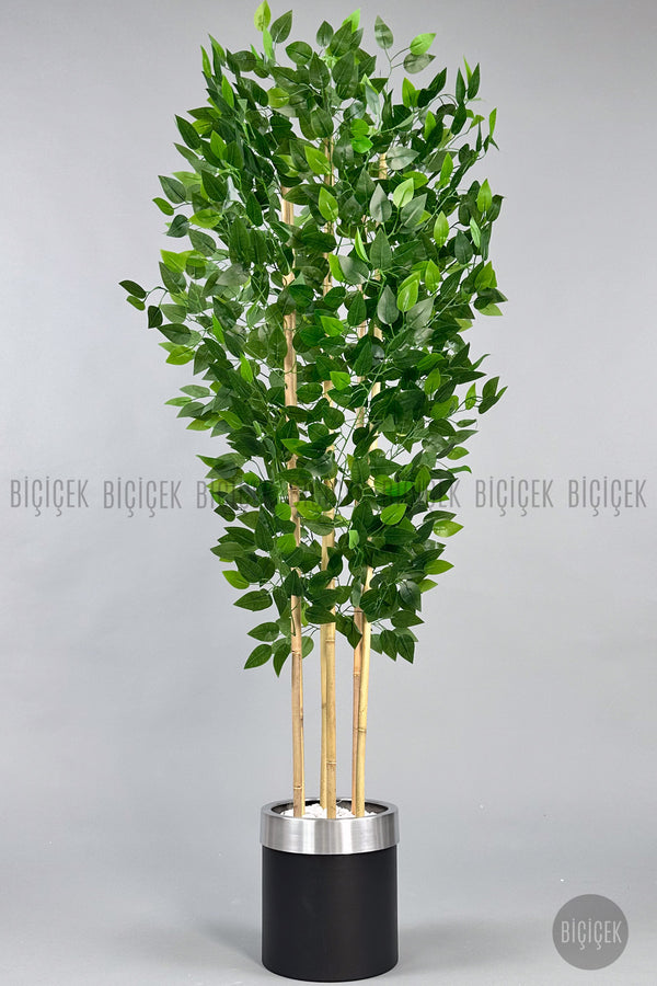 Yapay Benjamin Ağacı 170cm Metal Saksıda