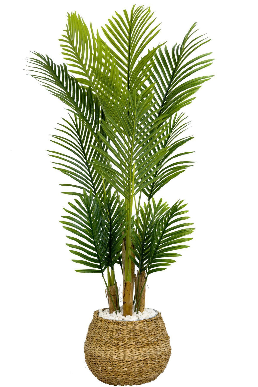 Yapay Areka Palmiyesi 130 Cm Geoit Hasir Saksıda