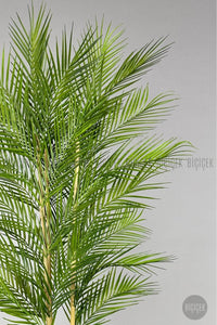 Yapay Areka Palmi̇yesi̇ 150 Cm 33 Yaprak Antresi̇t Kumsal Saksıda
