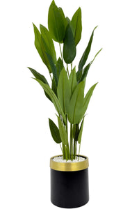 Yapay Starlice 220 Cm Metal Gövdeli 22 Yapraklı Metal Saksıda