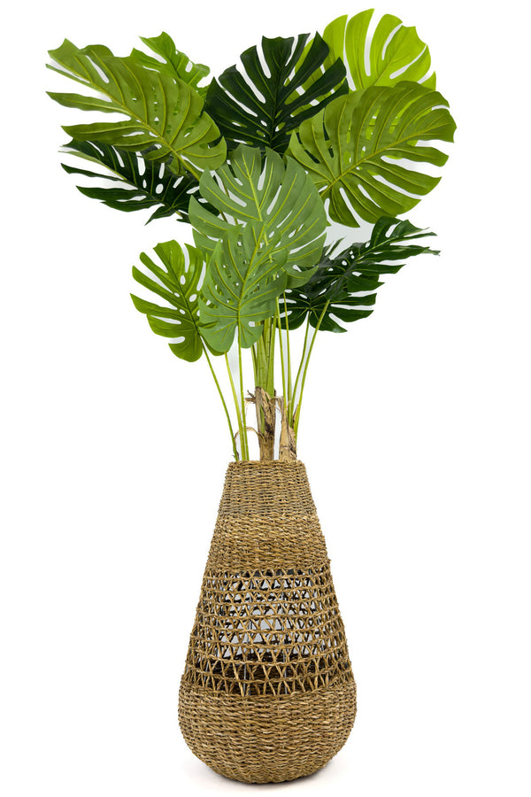 Yapay Monstera Ağacı Deve Tabani 180 Cm Bohem Saksıda