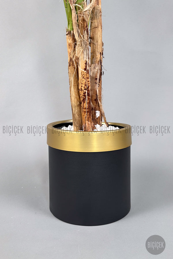 Yapay Areka Palmiyesi 220 Cm Metal Saksıda