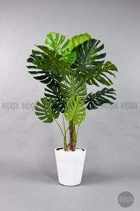 Yapay Monstera Ağacı Deve Tabani 160 Cm Luna Saksıda