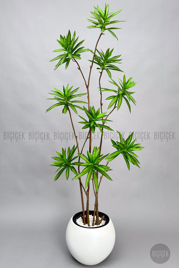 Yapay Dragon Bitkisi 160 Cm Küre Saksıda