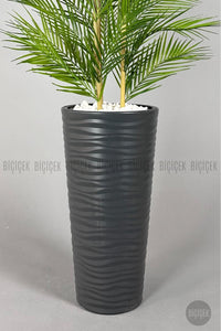 Yapay Areka Palmi̇yesi̇ 150 Cm 33 Yaprak Antresi̇t Kumsal Saksıda