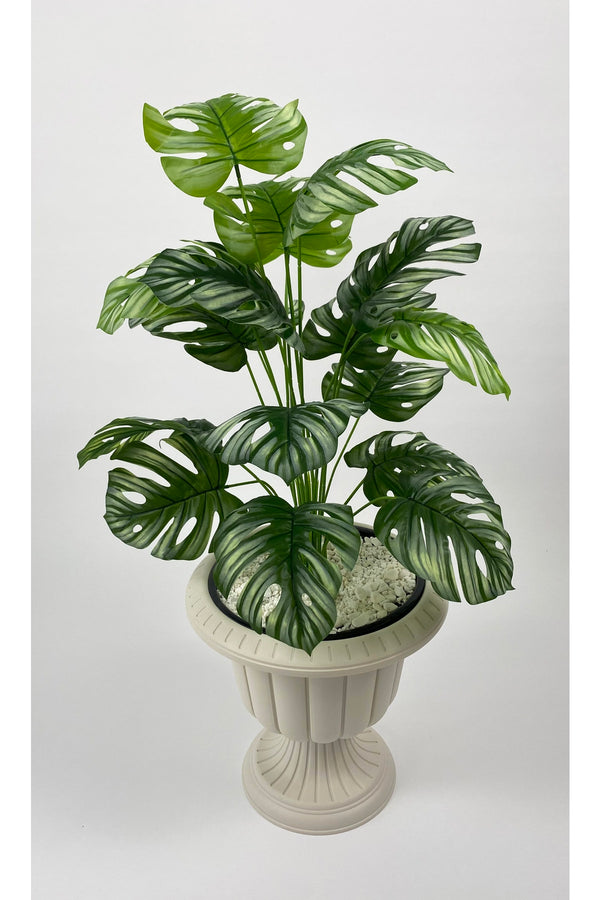 Yapay Monstera Deve Tabani 70 Cm Nergis Saksıda