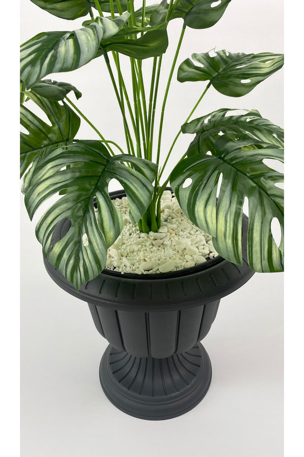 Yapay Monstera Deve Tabani 70 Cm Nergis Saksıda